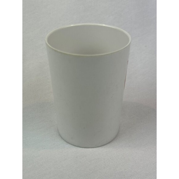 Vintage Lenox Ware White Tumbler Orange Lion Child's Plastic Cup - Picture 3 of 9